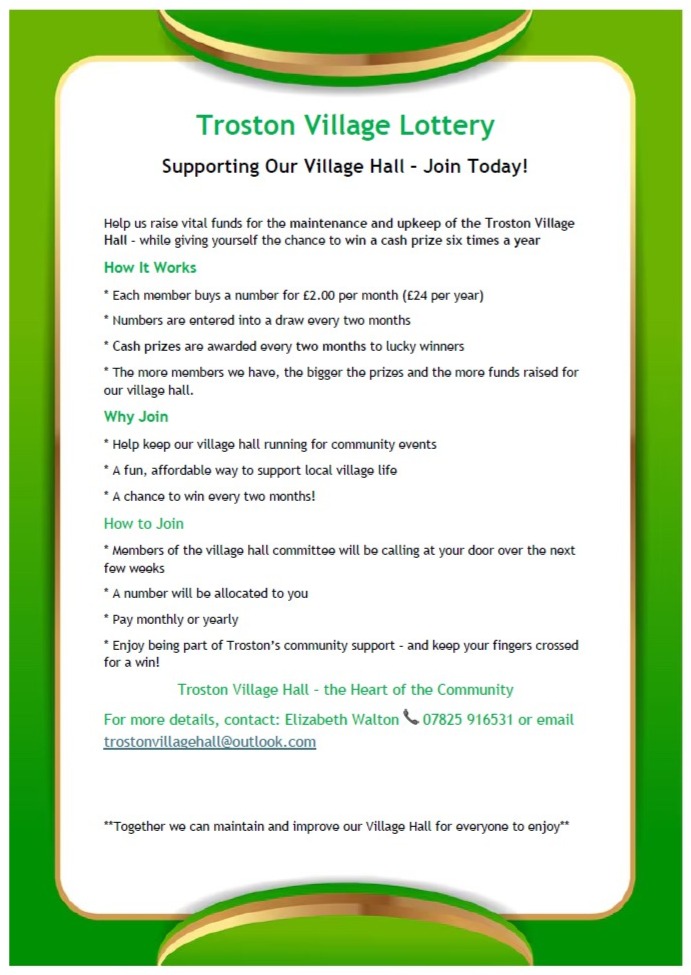 Lottery newsletter